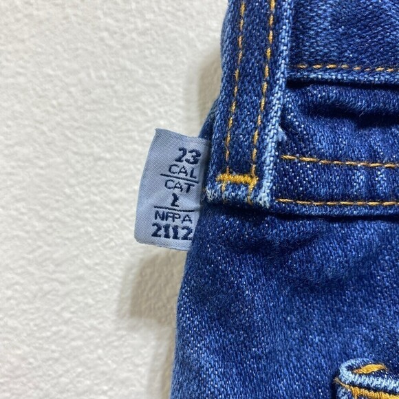 Tyndale MVM Rodeo FR Flame Resistant 23 Cal NFPA 2112 Men's Blue Jeans 36X30 - Picture 7 of 9